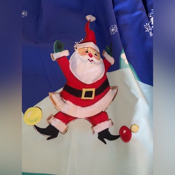 Santa Clause Holiday cocktail Dress fun & adorable! Size 6 TTS - Picture 4 of 10